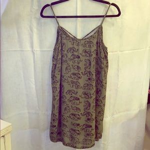 Forever21 Olive green w elephants tunic coverup